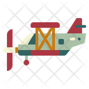 Biplane Transport Transportation Icon