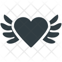 Bird Heart Shaped Icon