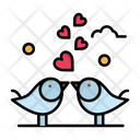 Bird Love Icon