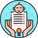 Birth Certificate  Icon