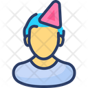 Birthday Boy Decoration Party Icon