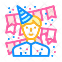 Birthday Celebration Color Icon