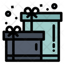 Birthday Gifts Birthday Gift Wrapped Boxes Icon