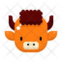 Bison Animal Celebration Icon