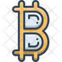 Bitcoin Btc Coin Icon