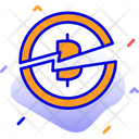 Bitcoin Bitcoin Cut In Half Bitcoin Halving Icon