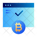 Bitcoin Accepted Icon