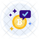 Bitcoin Coin Success Icon