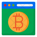 Bitcoin Scale Money Icon