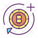 Bitcoin Add And Sync Icon