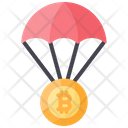 Airdrop Bitcoin Currency Icon