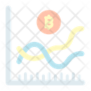 Volatility Bitcoin Data Icon