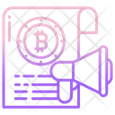 Bitcoin Announcement Icon