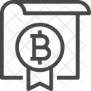 Bitcoin Badge Bitcoin Badge Icon