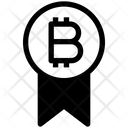 Bitcoin Badge Icon