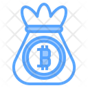 Bitcoin Bag Bag Bank Icon