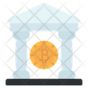 Bitcoin Bank Btc Bank Cryptocurrency Bank Icon