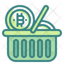Bitcoin Basket Icon