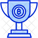 Bitcoin Block Reward Award Trophy Icon