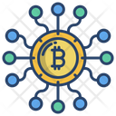 Bitcoin Blockchair Link Connection Icon