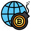 Bitcoin Bomb Icon