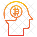 Bitcoin Brain Mind Bitcoin Icon
