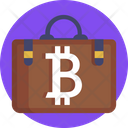 Bitcoin Briefcase Cryptocurrency Icon
