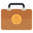 Bitcoin Briefcase Bitcoin Bag Btc Briefcase Icon