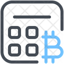 Bitcoin Calculation Icon
