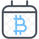 Cryptocurrency Calendar Icon