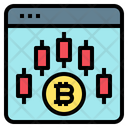 Bitcoin Candles Icon