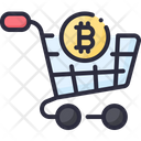 Bitcoin Cart Icon