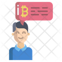 Bitcoin Chat Icon
