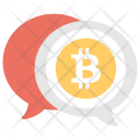 Bitcoin Chat Icon