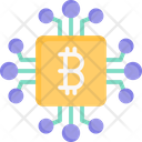 Bitcoin Chip Chip Bitcoin Icon