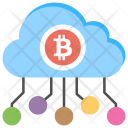 Bitcoin Cloud Icon