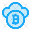 Bitcoin Cryptocurrency Cloud Icon