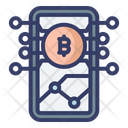 Online Crypto Connection Bitcoin Crypto Icon