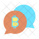 Chat Bitcoin Conversation Bitcoin Chat Icon