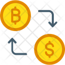 Bitcoin Currency Exchange  Icon