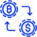 Bitcoin Currency Exchange Icon