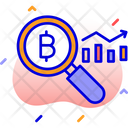 Bitcoin Data Analytics Icon