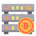 Database Money Bitcoin Cryptocurrency Bitcoin Database Database Icon