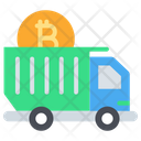 Bitcoin Delivery Icon
