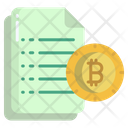 Bitcoin Document Icon