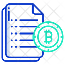 Bitcoin Document Bitcoin Paper Bitcoin File Icon