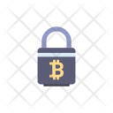 Lock Bitcoin Encryption Icon