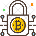 Encryption Bitcoin Encryption Bitcoin Padlock Icon