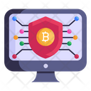 Digital Money Money Protection Bitcoin Encryption Icon