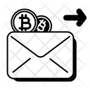 Bitcoin Envelope Icon
